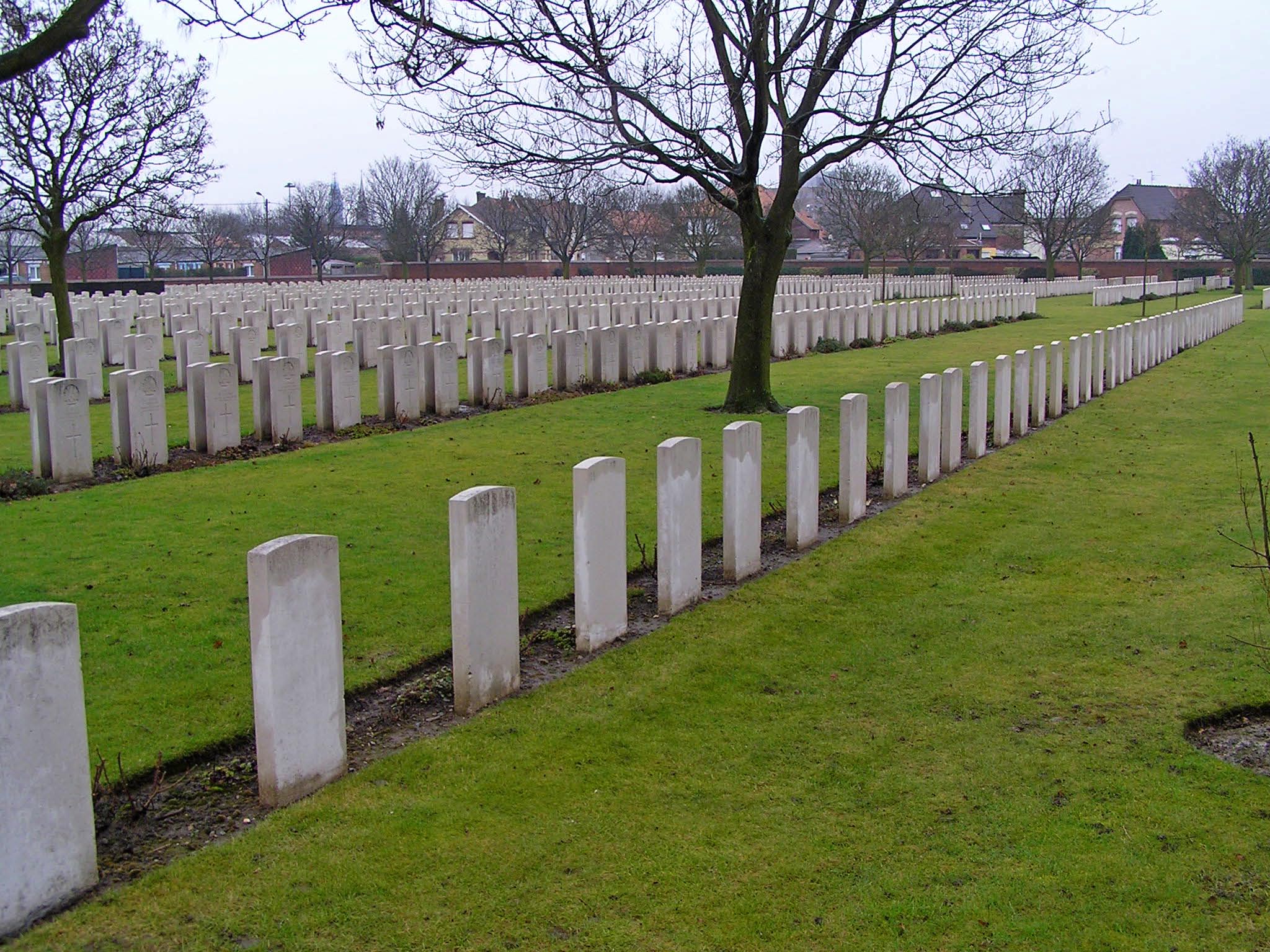 Cité Bonjean Military Cemetery in Armentieres, France (9216 KB) Photo from FindAGrave; Added by: Peter Leggo, 9/11/2011 'Cite Bon Jean Military Cemetery in winter.' (Click on Picture to View Full Size) picture