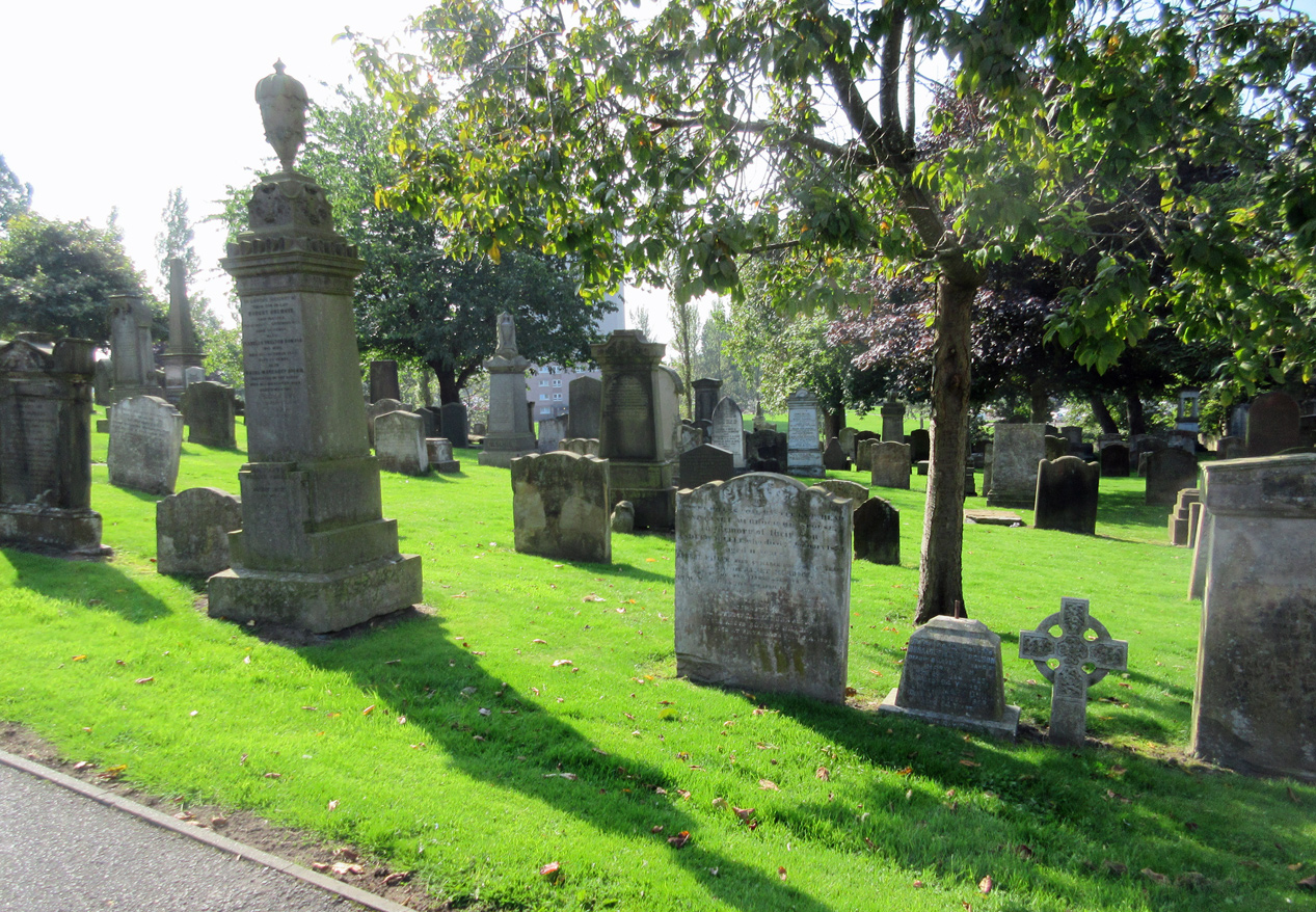 Irvine Old Parish Churchyard (2 of 2) (3266 KB) Photo taken 9/11/2014 by Celeste Kirschner; used by permission. (Click on Picture to View Full Size) picture