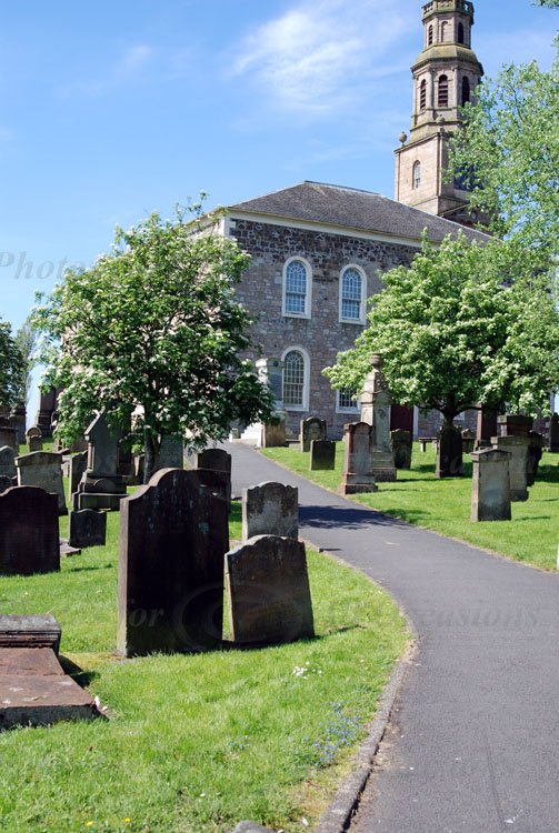 Irvine Old Parish Churchyard (1 of 2) (1111 KB) Photo from FindAGrave; Added by: Dreameralilu, 5/17/2014 'Irvine Old Parish Church' (Click on Picture to View Full Size) picture