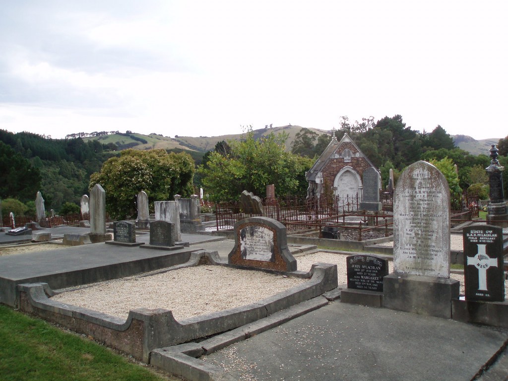 Port Chalmers Cemetery in Dunedin, New Zealand (2304 KB) Photo courtesy of the Commonwealth War Graves Commission database (http://www.cwgc.org/dbImage.ashx?id=3069). (Click on Picture to View Full Size) picture