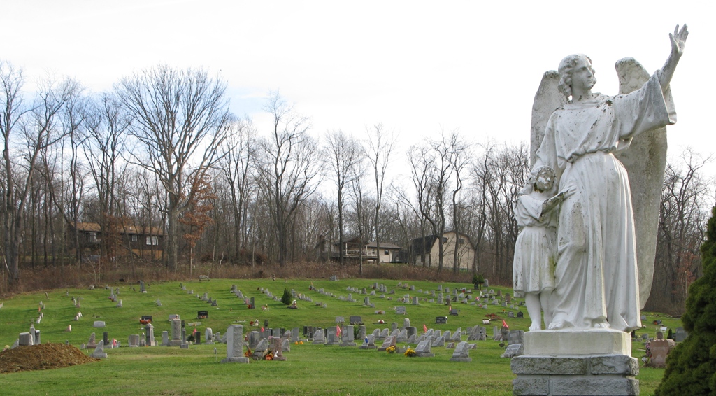 Saint Mary's Cemetery in Cecil, Pennsylvania (1698 KB) Photo from FindAGrave; Added by: markpop1961, 12/03/2011 (Click on Picture to View Full Size) picture