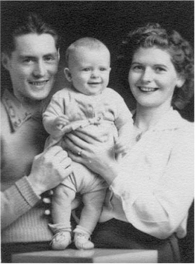Willard and Mae Graber with their son, Roger (639 KB) Abt 1942 Photo from FindAGrave; Added by: William, 11/03/2007 'Roger as a baby with his parents, Willard and Mae Graber.' (Click on Picture to View Full Size) picture