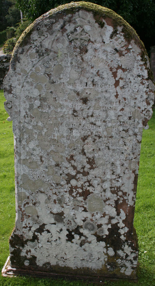 John Bailiff family gravestone in Anwoth Old Kirkyard (1587 KB) Photo courtesy of the Kirkyards website (http://www.kirkyards.co.uk/Anwoth/old/251.jpg). (Click on Picture to View Full Size) picture