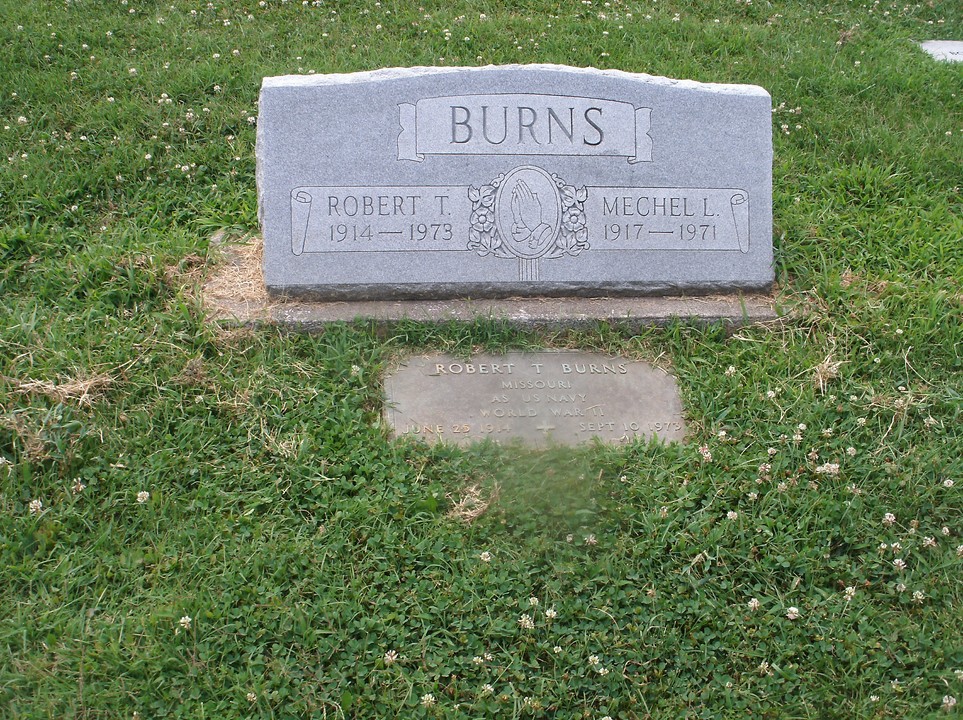 Robert and Mechel Burns gravestone in New Lorimier Cemetery (along with Robert Burn's military gravestone) (2037 KB) Photo from FindAGrave; Added by: Ruth Smith, 7/21/2014 (Click on Picture to View Full Size) picture