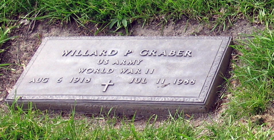 Willard P. Graber gravestone in Westminster Memorial Park (1366 KB) Photo from FindAGrave; Added by: Freddie, 3/14/2006 (Click on Picture to View Full Size) picture