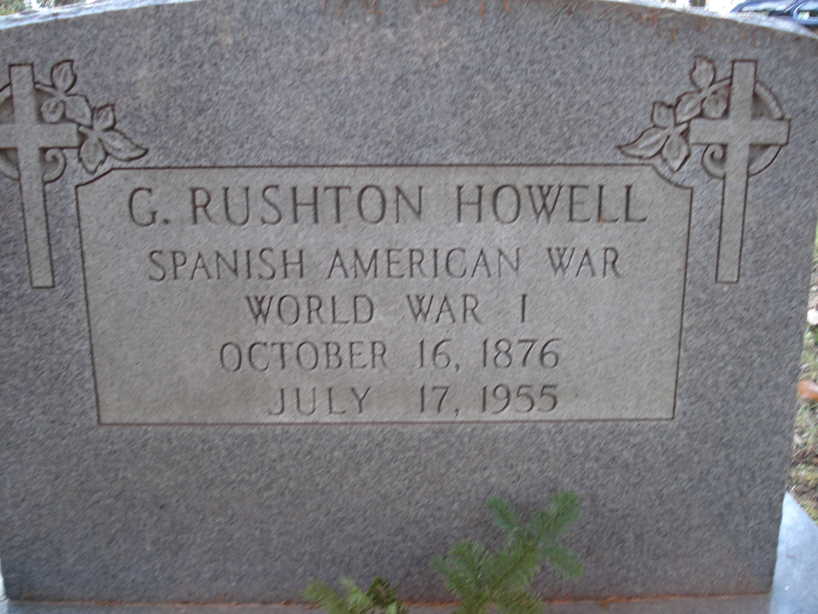 G. Rushton Howell gravestone in Valley Forge Park (17424 KB) from Peter Howell's PMT on Ancestry (Click on Picture to View Full Size) picture