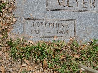 Wife detail on Fred and Josephine Meyerhofer gravestone in Royal Palm South Cemetery (225 KB) Photo from FindAGrave; Added by: Donna Hastie, 5/10/2010 (Click on Picture to View Full Size) picture