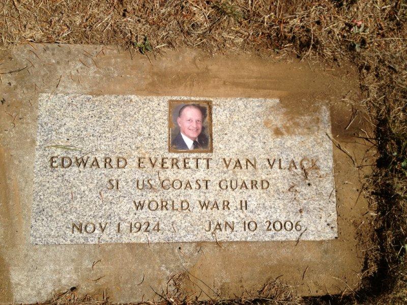 Edward Everett VanVlack gravestone in Norway Cemetery (1406 KB) Photo from FindAGrave; Added by: Ernie Krewson, 10/22/2012 (Click on Picture to View Full Size) picture