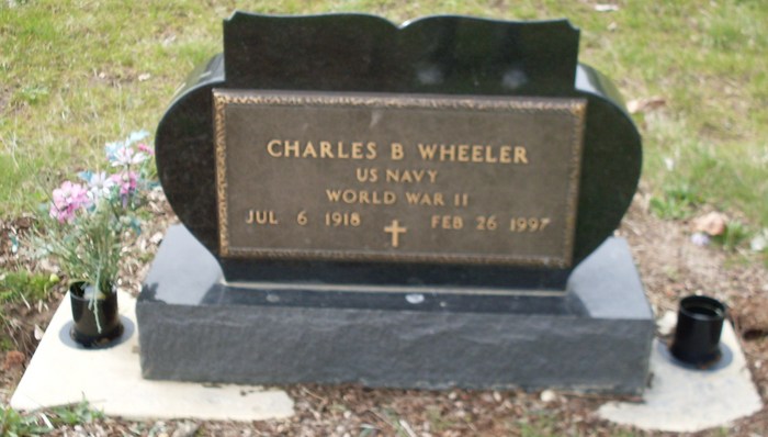 Charles B. Wheeler military gravestone in Sand Ridge Cemetery (816 KB) Photo from FindAGrave; Added by: Sandra Bessent, 6/05/2009 (Click on Picture to View Full Size) picture
