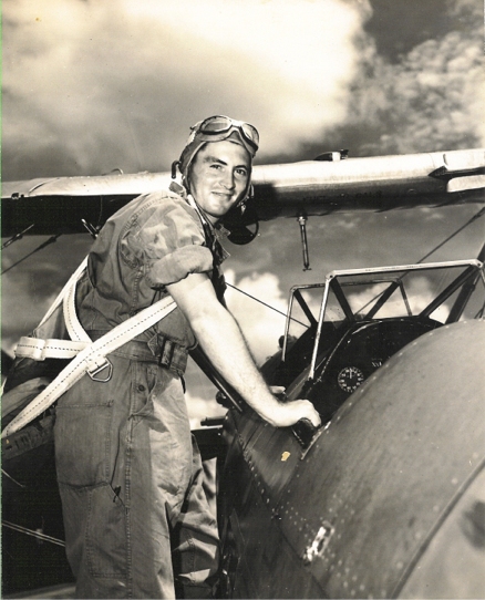 Willard Graber during pilot training (698 KB) Abt 1944 Photo from FindAGrave; Added by: William, 8/01/2007 'Willard during Pilot training. This photo was provided by Stephanie Bell.' (Click on Picture to View Full Size) picture