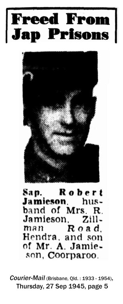 Freed From Jap Prisons (1335 KB) 27 September 1945 from page 5 of the Courier-Mail (Brisbane, QLD, Australia) on Thursday, 27 Sep 1945 (Click on Picture to View Full Size) picture