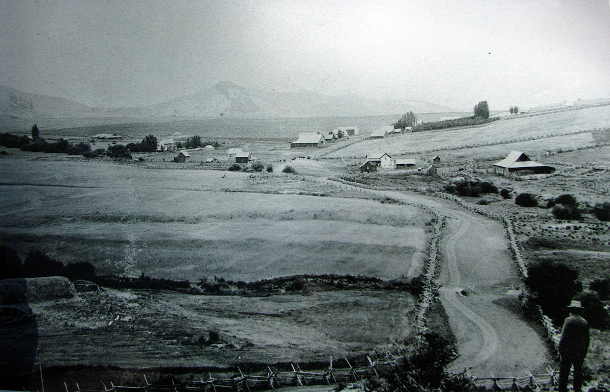 Hamilton, Oregon in the 1880s or 1890s (2925 KB) Image re-sized and slightly edited from a photo originally submitted by Jeannie Scarber. (Click on Picture to View Full Size) picture