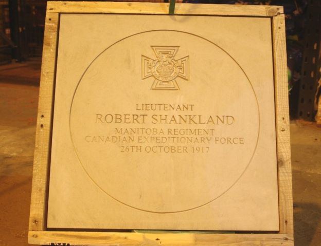 The memorial stone is due to be officially unveiled at Rozelle Remembrance Woodland on 26 Oct 2017. (875 KB) Photo © South Ayrshire Council. (Click on Picture to View Full Size) picture